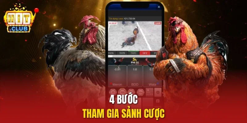 4 bước tham gia sảnh cược